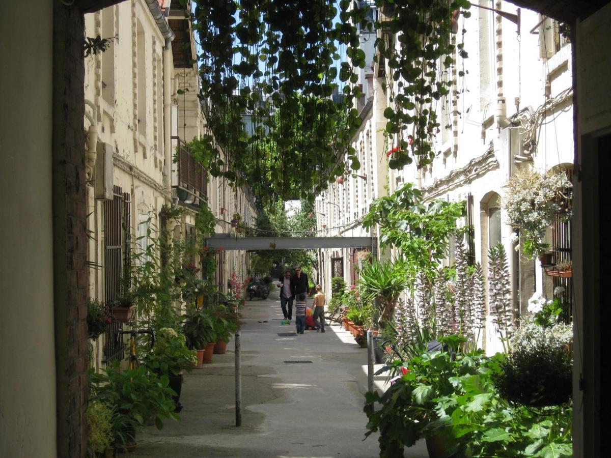 פריז Cite Pilleux - Charming Studio In A Flowery Pedestrian Lane מראה חיצוני תמונה